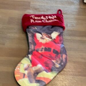 Twas the Night Before Christmas - Festive Red Christmas Stocking